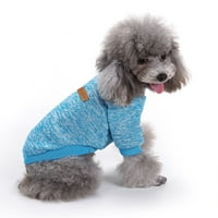 Duks za kućne ljubimce Topli pas pidžama Soft Duks mekog mačaka Štenatna odjeća Mali psi džemper Zimska