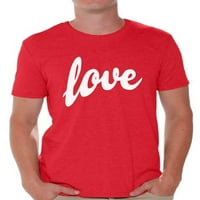 Newkward Styles Love Majica Valentines Dan majica za muškarce Love Thirt Top Love Pokloni Muška ljubav