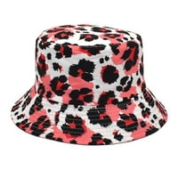 Kašika šešir u boji Leopard Ribar za muškarce Andwomen Tracking Tip Tip Dye Pot šešir Neto Crveni modni