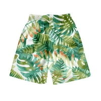 Muške havajske kratke hlače za kratke ležerne prilike za odmor kratke kamenke kratke elastične struk sa džepom