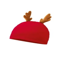 LUMENTO NOFANT Xmas Jumpsuit + Hats odijeva Crew Crt dva odjeća kratki rukav božićne rumpe i šešir postavljeni