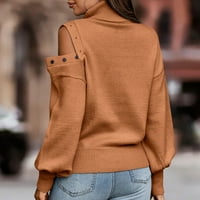 Ženski džemper- Slobodno vrijeme Ležerne prilike udobne pletene vrhove Drop pulover za slobodno vrijeme