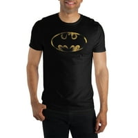 Komična knjiga Batman Muška majica Crna grafička majica-M
