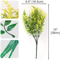 Asisol Umjetno cvijeće UV rezistentni lažni cvijet lavande grmlje plastične postrojenja za vanjsku unutrašnju