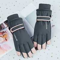 Baccoc Pribor Zimske skijaške rukavice Vodootporne debele plus baršunaste hladne hladne rukavice za