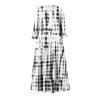 FOPP Prodavač Ljetna haljina za žene Ležerne prilike tiskane udobne modne tiskane duljine Džepne haljine