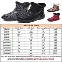 Lacyhop žene zimske čizme za snijeg tople cipele za gležnjeve klizanje na vodootpornim vanjskim čizmama