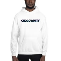 Nedefinirani pokloni XL TRI Color Chocowinity Hoodie Duks pulover