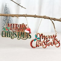 Goodhd božićna vrata visi sretan božićni naviidad zidni drveni xmas dec