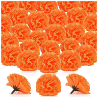 Marigold cvjetne glave, glave, glave za Carlands zanate, svilene marigold cvijeće, narandžaste