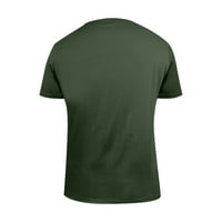 Muška majica Šarmantna muška košulja Super lagana kratka rukava Ležerne prilike za muškarce Green 5XL