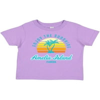 Inktastično ljeto Uživajte u suncu Amelia Island Florida u plavom poklonu dječaku majicu ili majicu Toddler
