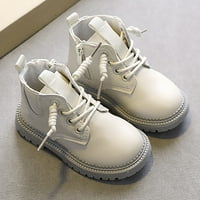 Nova boot devojke snježne čizme Vodoočene debele mališane dečje dečje dečje kožne čizme britanske sposobne