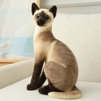 Igračka za kućne ljubimce Dječji poklon Siamese Cat Narančasta jastuk simulacije simulacije lutke simulacije