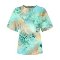 Plaža T-majice Thirts Thirts Plus size Classic Fit Bluuses Ljetne štedne košulje kratki rukav ženski