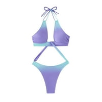 Aaiymet Women za omotavanje push up kupaći kostim kupaći kostimi plićac visokog struka Monokini odjeća