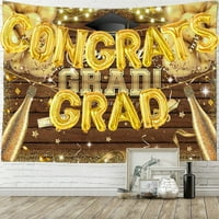 Diplomirana pozadina sa gradom balonima klase mature za dekorativne dekoracije Čestitamo Diplomirani