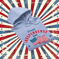 Dan nezavisnosti mahanje kapuljača za zastavu Žene -Image by Shutterstock, ženska mala
