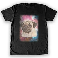Funkcija - Galaxy Pug muške modne majice