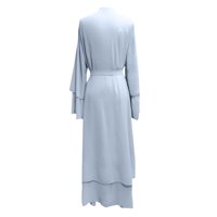 Yubnlvae ženske meke i elegantne šifonske čvrste kardiganske haljine duge kardigan