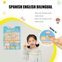 Španski i engleski jezik razgovor Dječje igračke za obrazovanje Elektronska djeca rano obrazovanje zaliha bez baterije