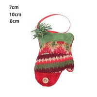 Yannee Christmas Drvo viseće zabave Xmas Decor Decor Santa čarapa čarapa Bocky Dawy poklon