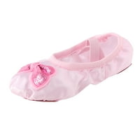 Cipele za dijete Dječje cipele Plesne cipele Dancing Balet Performance Indoor Ružičasti luk Bow Yoga