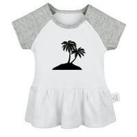 Uzorak palmine palmi uzorke za bebe, suknje za bebe, novorođenče, haljina za dojenčad princeza, dječja