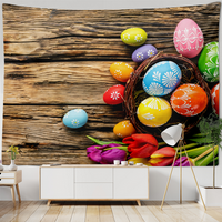 Springs Easter Theme Banner Backdrop za spavaću sobu, pozadinsko zid za kućni dekor, 40x uskršnji jaja