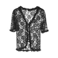 Žene donje rublje čipke Vest Ženska elegantna dirndl bluza Black Dirndl bluza čipka za bluzu za Oktoberfest
