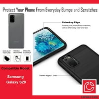 Capsule Case kompatibilan sa Galaxy S [alfa hibridni sloj Slick Skick Otporni na punom tjelesnu zaštitu