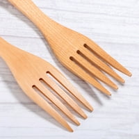 Frcolor 2-udedi drveni kapljivi kućni ljubimci ekološki prihvatljivi pribor japanskog stila kašike Forks
