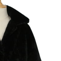 Jakna za dijete 1t-7t Toddler Baby Kids Girls Winter izofsan zimski čvrsti kaput zadebljano topla odjeća crne s