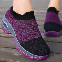 Tvtaop Womens Wedge Platform cipele Udobne cipele za hodanje Prozračne pletene dame vježbanje Ležerne prilike čarape cipele