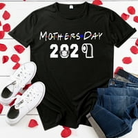Ženski vrhovi ženske modne majčine dnevne košulje s kratkim rukavima