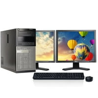 Obnovljena Dell Optiple Desktop Computer Tower Core i Processor - Odaberite memoriju, pohranu i LCD