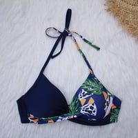Spust kupaćim kostim za žene V-izrez podstavljeni push-up BRA bikini set kupaći kostim kupaći kostim