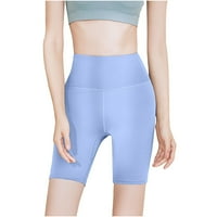 INLEIFE Yoga kratke hlače za žene ženski joga visoki struk za podizanje hip joga hlače