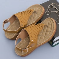 GUZOM WINOM Ljetne sandale čišćenja ortopedske sandale sa lukom potpore udobne casual plaže cipele -