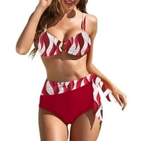 Tobchonp Ženske kupaći kostimi Kupaći kostimi Žene Pure Color Thong Brazilska kupaonica