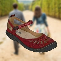 Binmer ljetne europske i američke ravne sandale žene print cipele na plaži