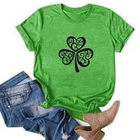 Dnevne majice St.Patricks za žene irska zelena djetelina Shamrock majica St. Patrickov dan Outfit Pokloni
