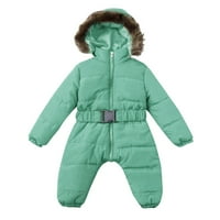 Termičke hlače Bojke Veličina Zkupna jakna za bebe kaput toplo snerozirajuće ručne kapuljače, djevojke