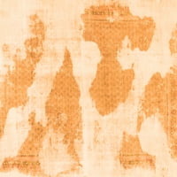 Ahgly Company u zatvorenom pravokutniku Sažetak narančasta modernih prostirki, 2 '3'