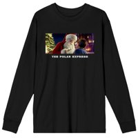 Polar Express Santa i dječja muška košulja s dugim rukavima-3xl