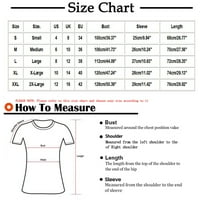 Zunfeo Womens Cleance Tops- Ležerne prilike Comfy T majice bez rukava svježe pokupljene modne majice