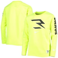 Mladi Nike Neon Green 3od Russell Wilson Signature Collection majica s dugim rukavima