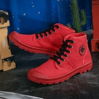Homodles Muške tenisice Udobne cipele sa prozračnim pješačkim cipelama od prozračivanja crvene veličine