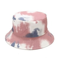 AVITICD Ženski sklopivi kapu za sunčanje Muškarci Tie-obojen Sunce Sklopivi ženski ribar i šešir za šešir Ljetni kantu Baseball Radni šešir