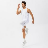 Muški ljetni fitnes list prsluk Brzi sušenje Košarkaška trkačka majica Wiću Wicking znojenje širokim